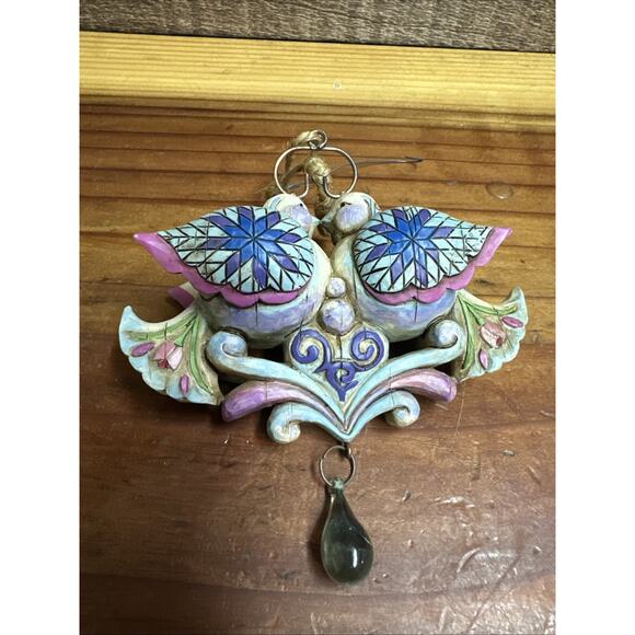 Jim Shore Twelve Days of Christmas ornament Two Turtle Doves - Picture 2 of 4